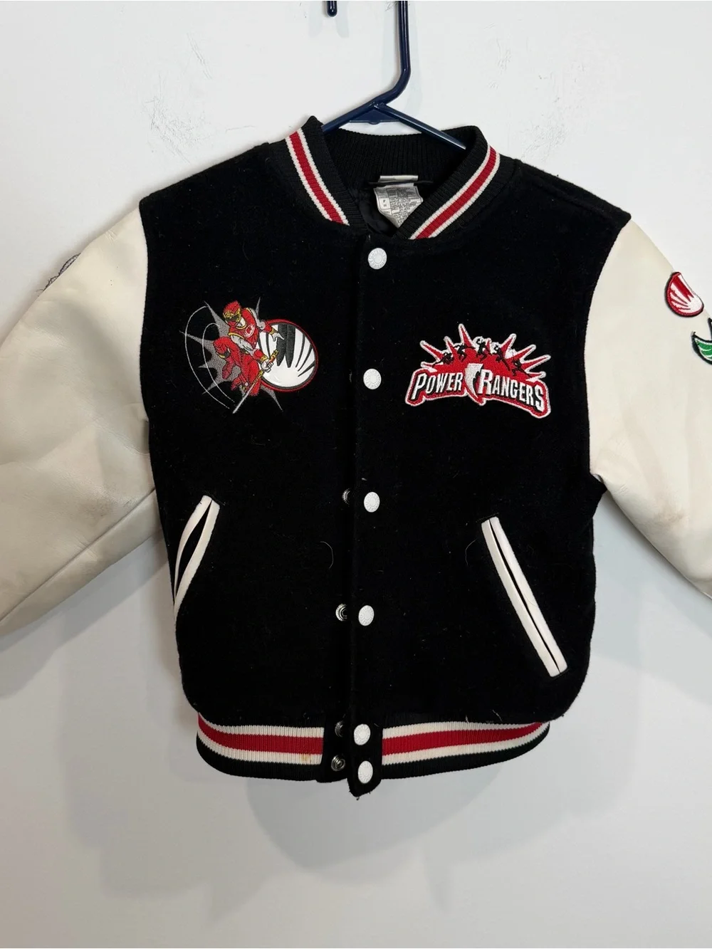 Rare Vintage Power Rangers Ninja Storm Red Ranger Varsity Jacket